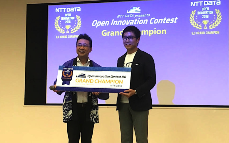 Received first prize at the “Global Open Innovation Contest” sponsored by NTT DATA Corporation